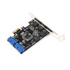 PCI-E X1 to 2 Ports 19 Pin USB 3.0 Header