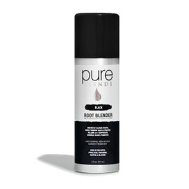 Pure Blends Root Blender – Black Root Touch-Up Spray for Gray Coverage & Regrowth | Instant Root Concealer for Black Hair, Quick-Dry, Lightweight, No Residue