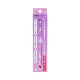 Sunstar Stationery S5020964 Sanrio Character Pencil, Metal Pencil, Metasil School Character, Kuromi 1