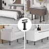 KOVNISE 4Pcs Adjustable Height Bed Support Legs, Replacement with Linking