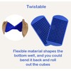 Gadgetime USA Tiny Cavity Silicone Ice Cube Tray (2 pack)