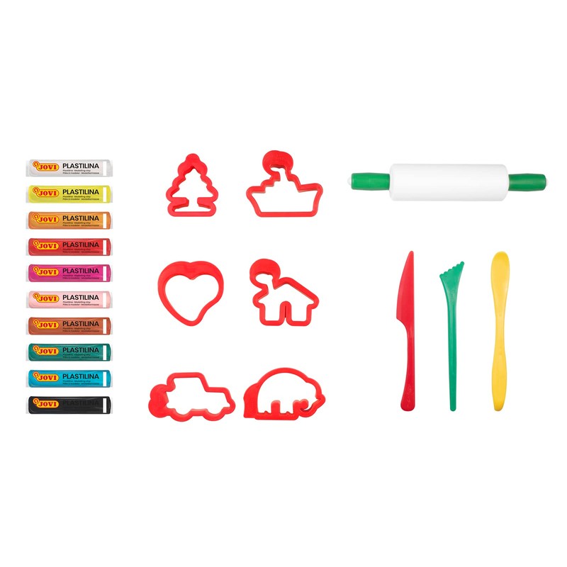 Jovi Briefcase Modelling Clay Transparent (230)