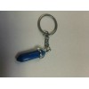 ENERGY CRYSTAL CUT STONE ON A KEYCHAIN - TURQUOISE