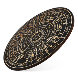 FOMIYES Wooden Divination Board with Markings Board for Spiritual Decor Graceful Aesthetic Distinctive Symbols for Home Decoration and Meditation