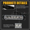 FXC 2pack 6-LED Strobe Light Purple Waterproof Emergency Beacon Flash