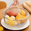Mesh Steamer Basket, Stainless Steel Air-Fryer Basket Net Strainer Basket