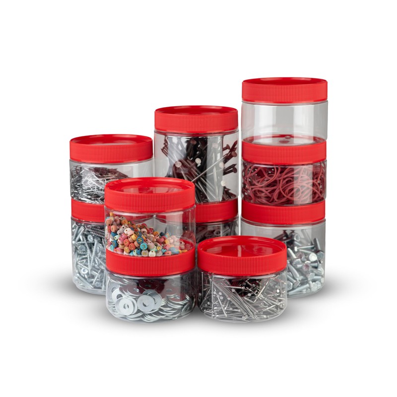 TOX Round Tin 250 ml with Sturdy Screw Cap, Made