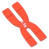 POWERTI 5pcs 0.5g Tennis Badminton Racket Weight Balance Strips Silicone