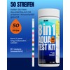 Wolmds Aquarium Test Strips - 8-in-1 Aquarium Water Test Case: