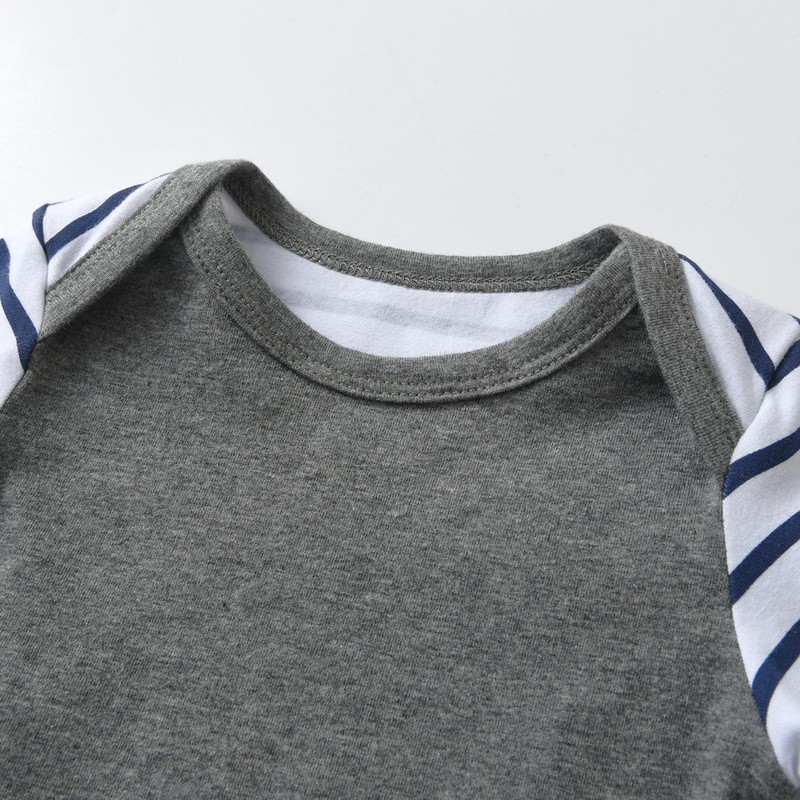 Tearfuty Newborn Baby Boy Rompers Cotton One Piece Jumpsuit Long