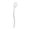 Folding Curved Handle Bath Brush with 2 Heads Anti Slip