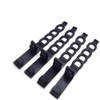 4 Pieces Motorcycle Headlight Mask Rubber Fix Mounts Strips Motocross