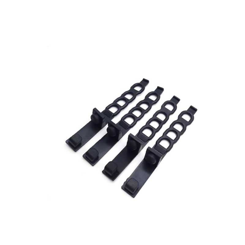 4 Pieces Motorcycle Headlight Mask Rubber Fix Mounts Strips Motocross