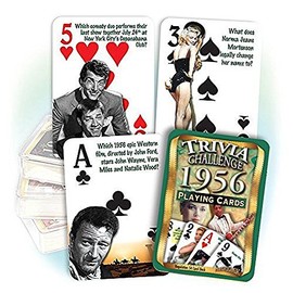 Flickback 1956 Trivia Playing Cards