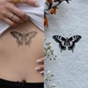 Inkster Tattoo Butterfly Blackwork | Improved Quality | Skin-Friendly &