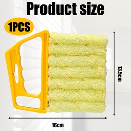 Blind Cleaning Tool with Ergonomic Handle – Efficient Dust Removal for Blinds, Shutters, and Awnings – Washable Rollers for Reusable Use