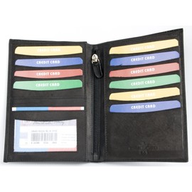 Genuine Leather Passport Holder - Wallet Also for Another documents and Cards