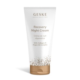 GESKE | Crema de noche de recuperación | Crema de noche Q10 | Con colágeno y aceite de argán | Cuidado facial contra arrugas | Antiarrugas | Fórmula vegana | Complementa GESKE SmartAppGuided™