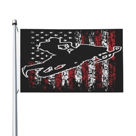 KOSUES Vintage American Flag Snowmobiling Snowmobile Rider Flag 3x5 Ft Double-Sided Wall Hanging Banner Vertical Garden Flags Party Yard Outside Flag With Metal Grommets Indoor Outdoor Decorative Sign