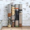 Dulton K915-1285M Condiment Container Cube Jar with Press Lid Medium