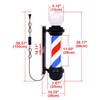 WDZD 27'' Red White Blue Barber Pole Light