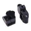 LKCCTK Motorcycle Handlebar Risers Handlebar Risers Handlepost 1 Set Black