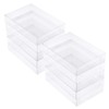Benecreat 10 Pcs PVC Transparent Plastic Case, Rectangular, 6.9 x