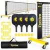 TYRSEN Pickleball Net Set - Pickleball Net on Wheels for