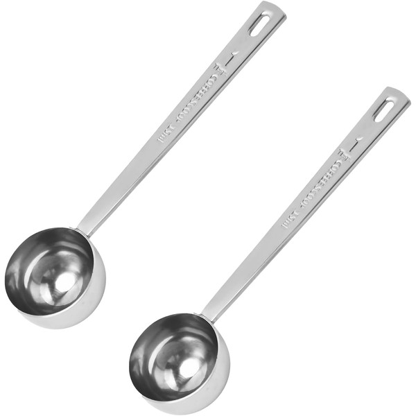 2 Pieces Tablespoon Scoops with Long Handle, 15ml Table Spoons
