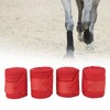 4Pcs Horse Leg Warp Self Adhesive Breathable Wear Resistant Animal
