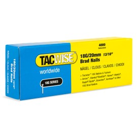Tacwise 1709 Type Galvanised Brad Nails, Pack of 4,000,Silver,18G / 20 mm