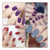 Hojas Pegatinas Uñas Gel Envoltura Completa Pegatizas 3 Pcs