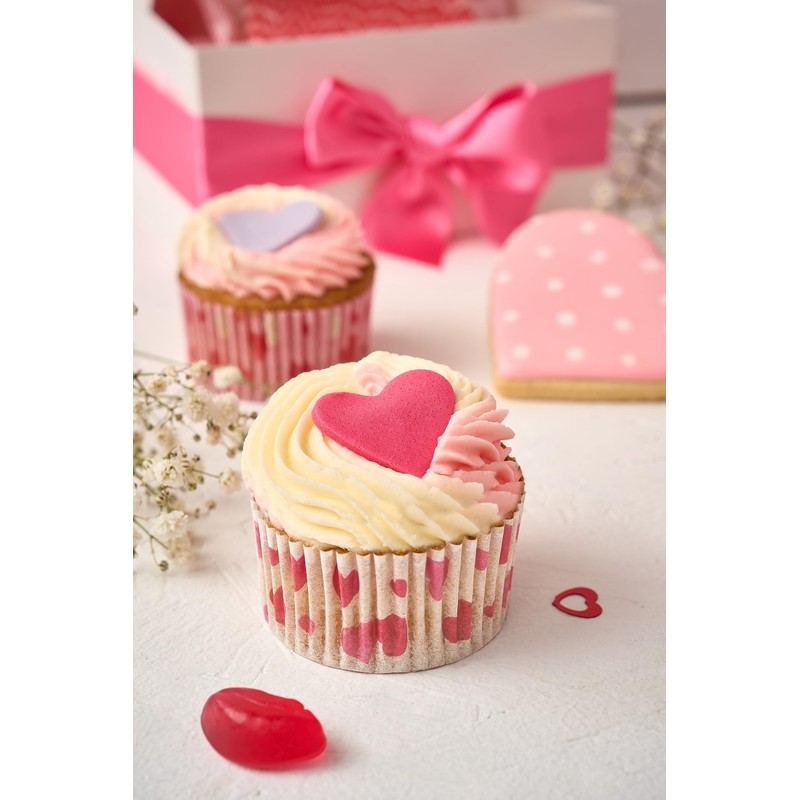 Anniversary House Cupcake Cases, 75 Pieces, Greaseproof Paper Baking Cups,