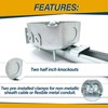 (4-Pack) Ceiling Fan Mounting Bracket with Adjustable Bar Hanger, 1-1/2''