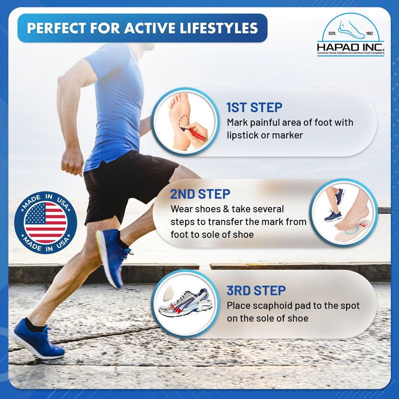 HAPAD Arch Support Pad Medium (Women 9 to 11 /