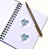 24 x 40mm Round 'Hammerhead Shark' Stickers (SK00042215)