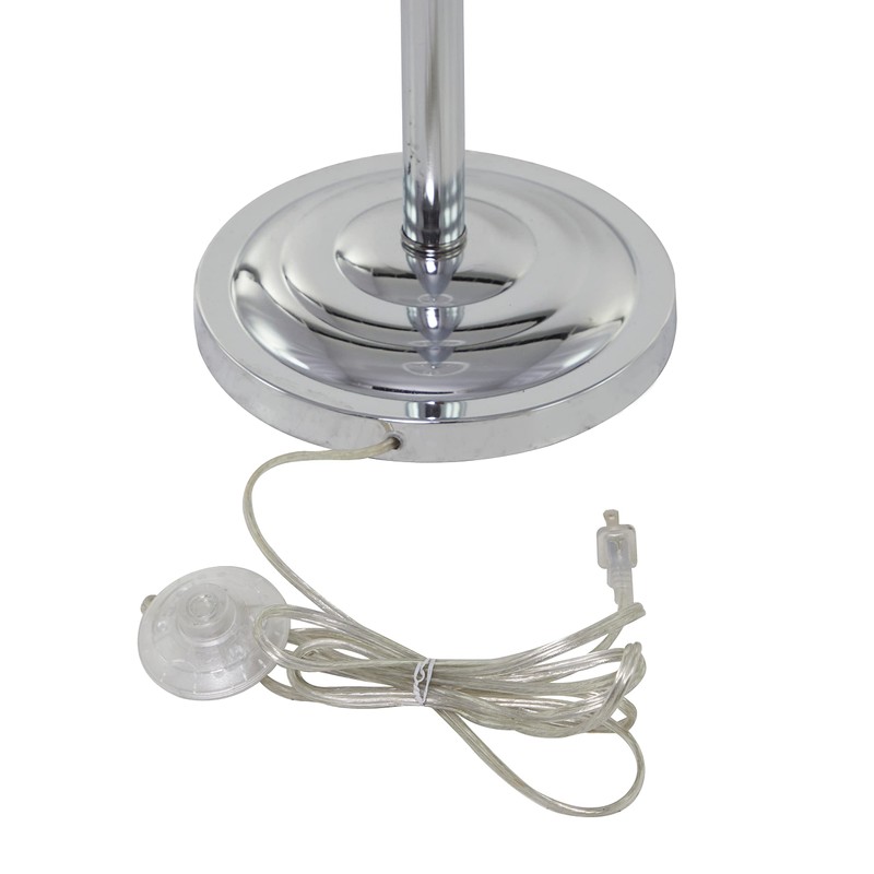Deco 79 Metal Floor Lamp with Dangling Crystals, 16" x