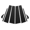 8pcs Pillar Post Trim Kit 4D Style Gloss Black Side