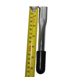 New Solutions WL306P Chrome Wheel Lock 6" Extension Pair - 1 Pair For CHROME OR PAINTED Standard Wheelchairs- WILL NOT FIT ALUMINUM LIGHT WEIGHT WHEELCHAIRS. CHECK MEASUREMENTS IN PHOTOS