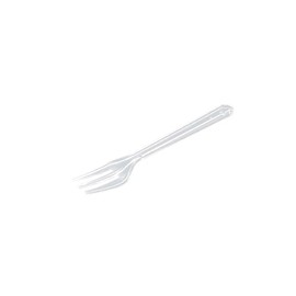 Chuoku Chemical Disposable Dessert Fork 100, Single Bag, 100 Sheets, Size: Total Length Approx. 3.9 inches (10 cm)
