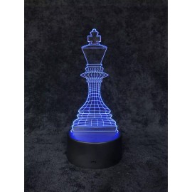 Rook-N-Pawn Chess Night Light The King