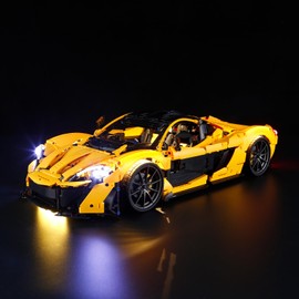 YEABRICKS LED Light for 42172 Technic McLaren P1 Building Blocks Model (Building Blocks Set Not Included)