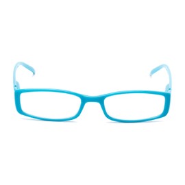Rectangle Reading Glasses in Sky Blue by Readers.com | The Sophie | +1.25