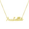 Yiyang Wedding Necklaces Fashion Name Necklace 18K Gold Plated Stainless