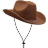 COLLECT PRESENT Felt Studded Western Cowboy Hat for Men, Women