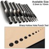 Trimming Shop 1mm Leather Hole Punch Cutter, Sharp Edge Hollow