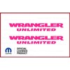 Decal Mods Fender Wrangler Unlimited Small Side Logo Graphic fits