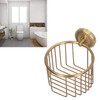 Hollow Out Toilet Paper Holder Antique Rust Proof Wall Mounted