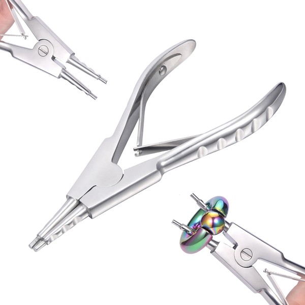 LAURITAMI 1 Pcs Piering Ring Opening Pliers, DIY Jewellery Expanding