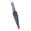 Spiral Grooved Step Drill Bit 4mm to 12mm Step 1/4in